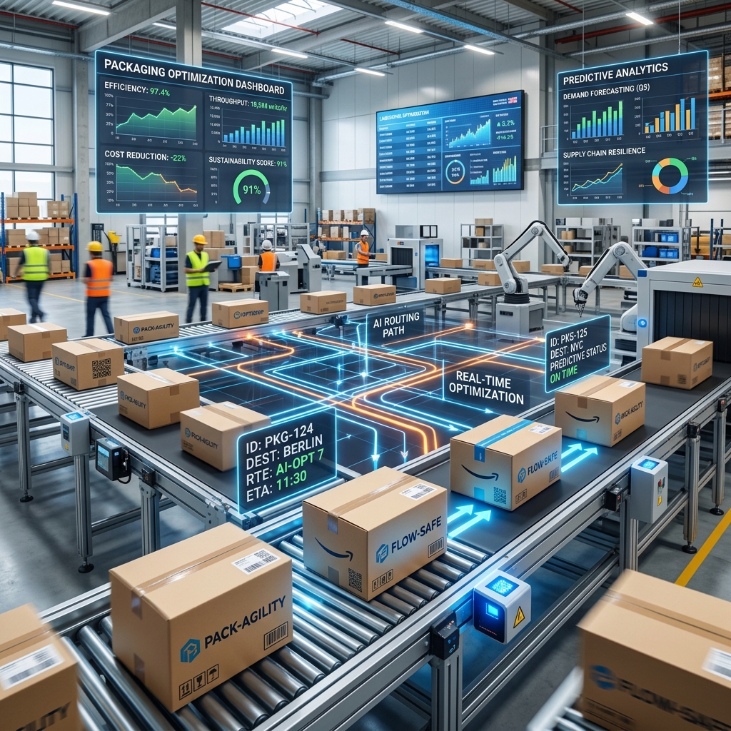 AI-powered supply chain optimization for packaging logistics