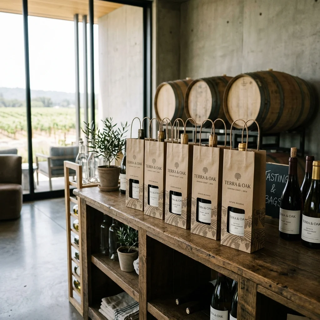 The B2B Guide to Custom Paper Wine Bags for Wineries and Distilleries