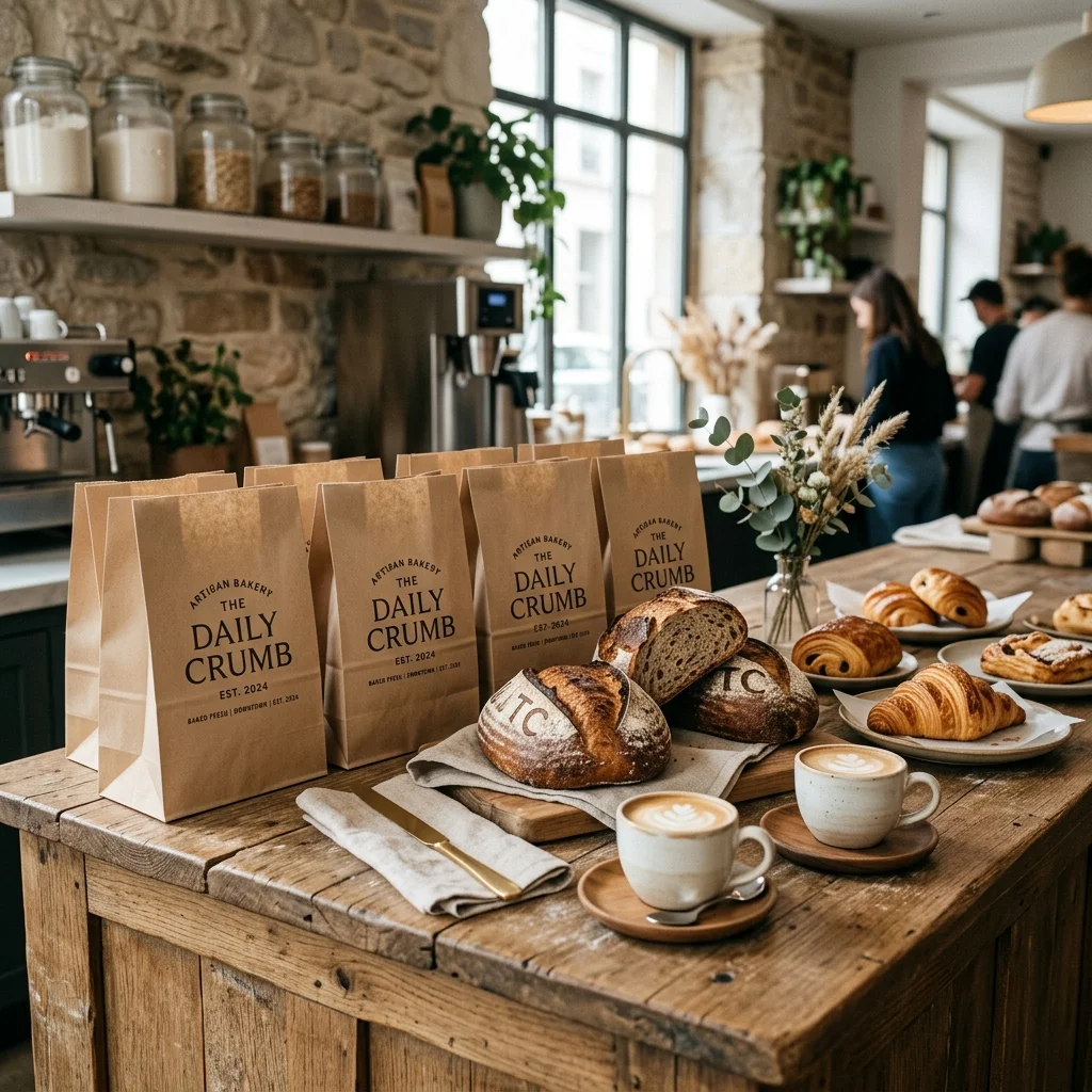 The B2B Guide to Custom SOS Paper Bags for Bakeries and Food Delivery