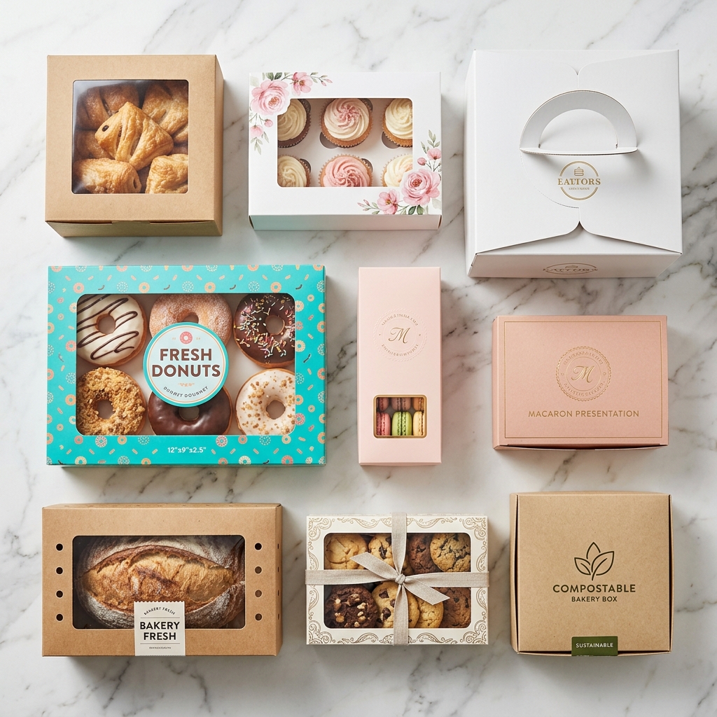 Custom Bakery Boxes: FDA Food-Safe Packaging Guide for Cupcakes, Pastries & Cakes (2026)