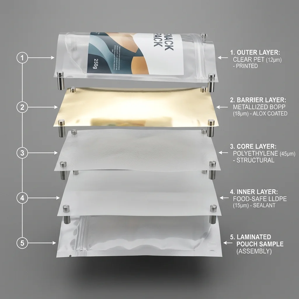 Material structure comparison