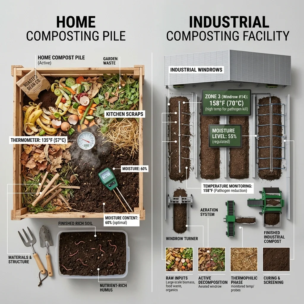 Sustainably sourced kraft corrugated boxes stored in a modern B2B packaging warehouse.