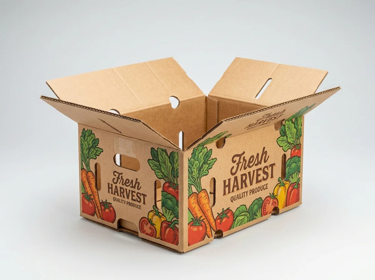 Half Slotted Container