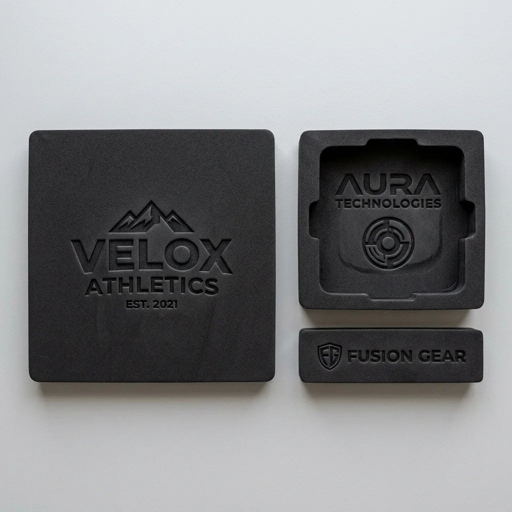 Debossed Foam Logos