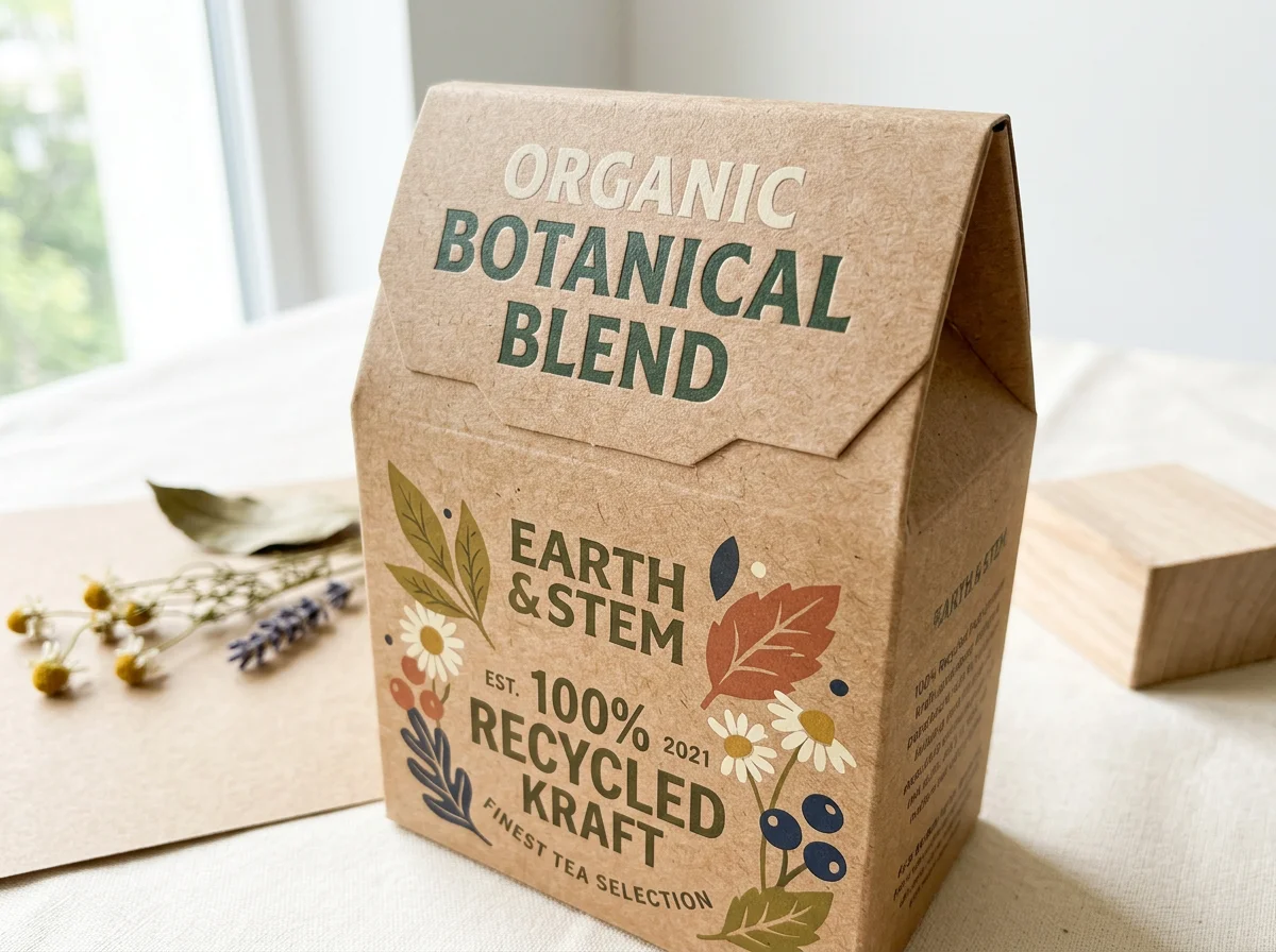 100% Recycled Post-Consumer Kraft