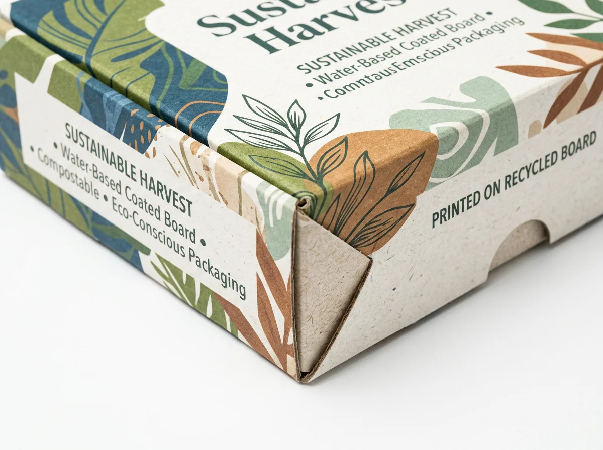 Water-Based Coated Compostable Board