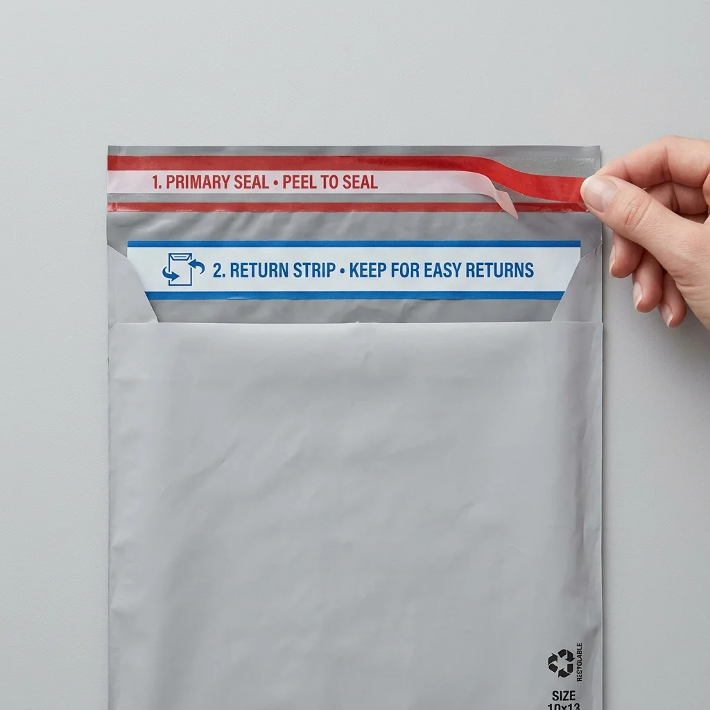 Dual-Peel Return Strip