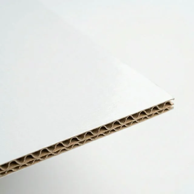 B-Flute Standard White Corrugated