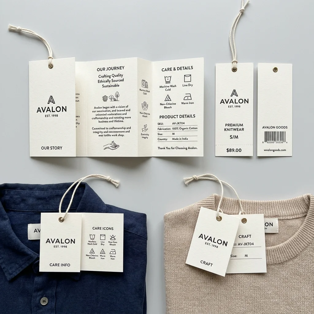 Multi-Panel Folded Tags