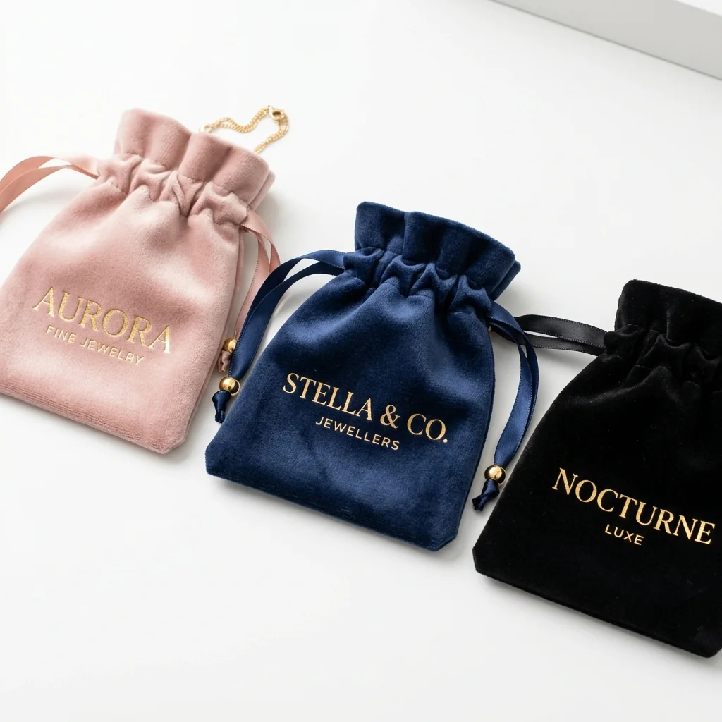 Velvet Jewelry Pouch