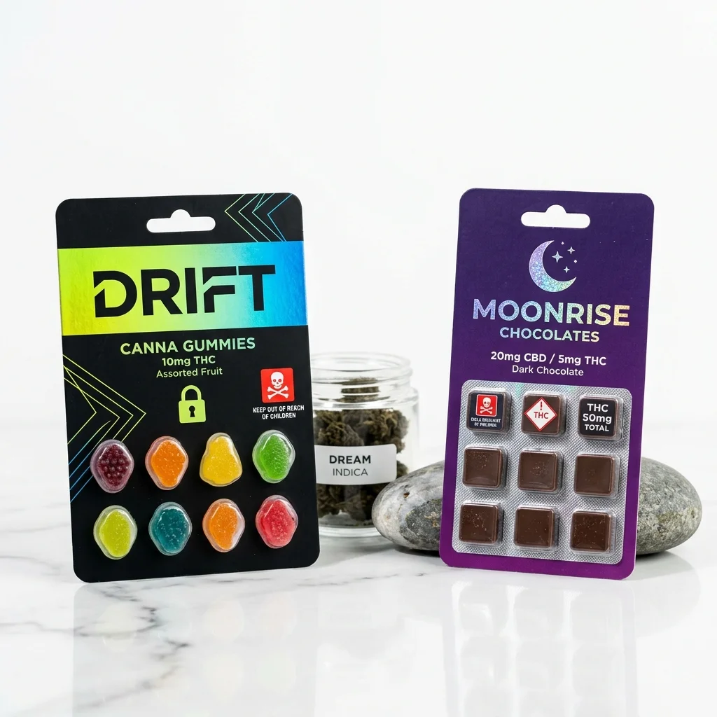 Cannabis and CBD Edibles packaging application