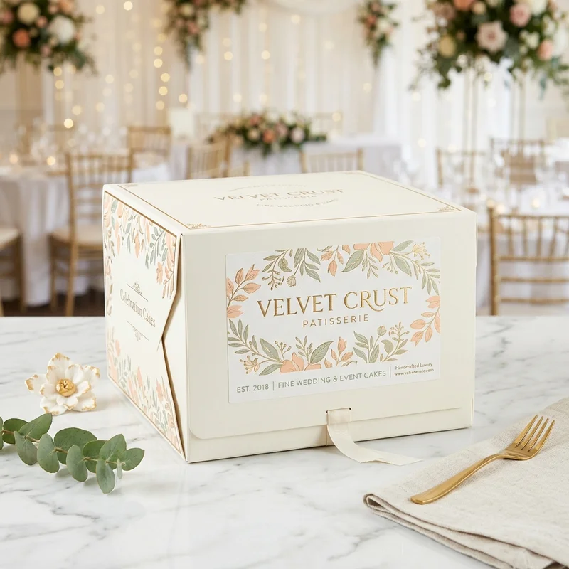 Wedding and Event Cakes packaging application
