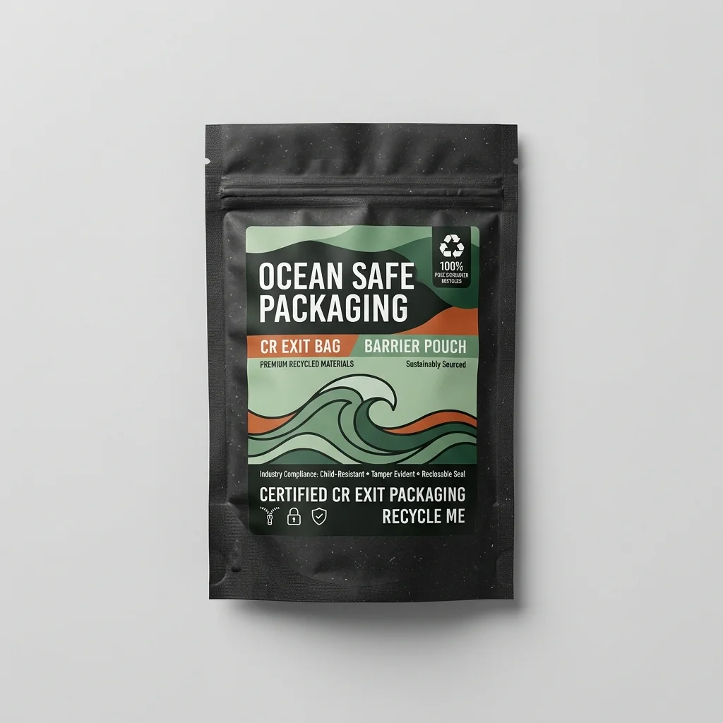 Post-Consumer Recycled Barrier Pouch (PCR-PET / PCR-PE)