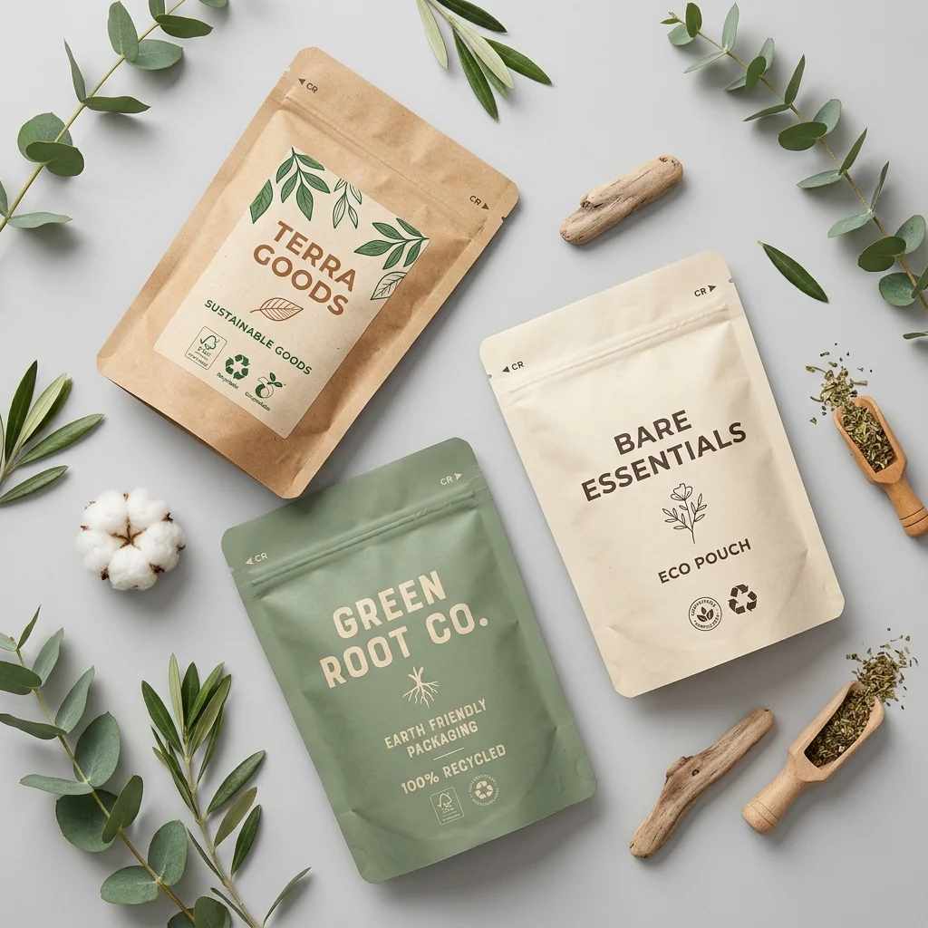 Eco-friendly Child-Resistant Mylar Bags packaging