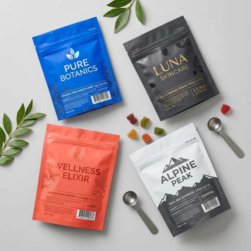 Custom Child-Resistant Pouches Packaging
