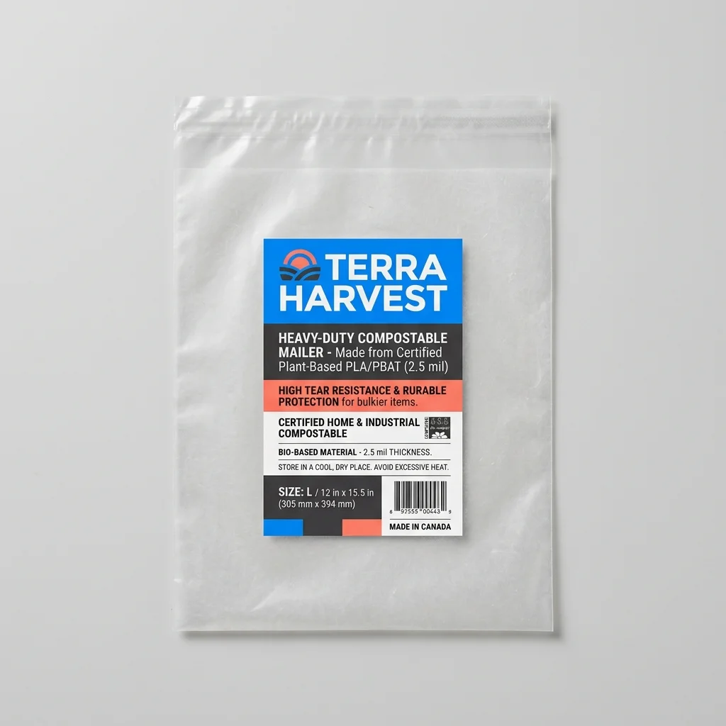 Certified Compostable PLA/PBAT (1.2 mil)