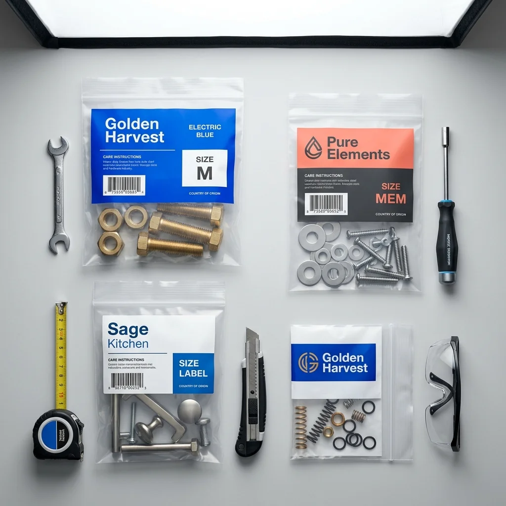 Industrial Parts & Hardware packaging application