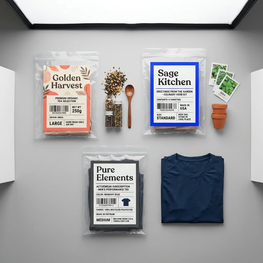Subscription Box Services packaging application