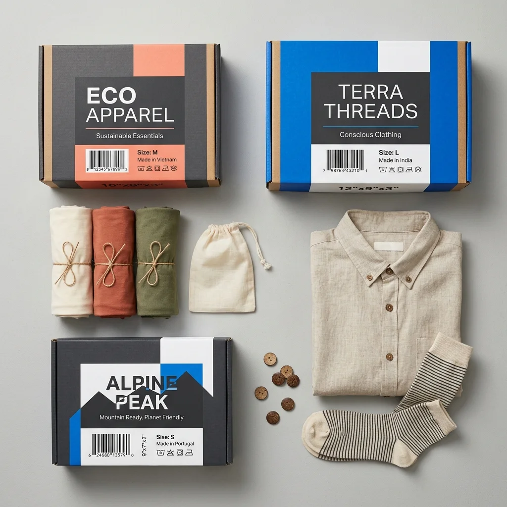Sustainable Apparel & E-Commerce packaging application
