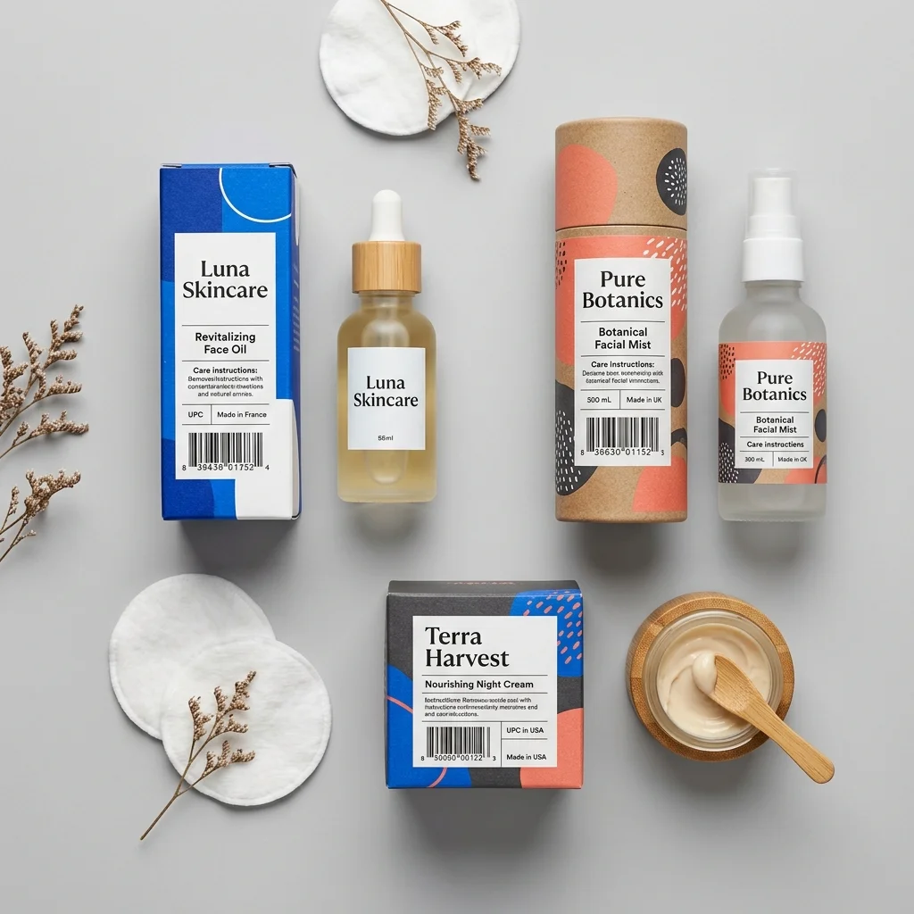 Clean Beauty & Organic Cosmetics packaging application