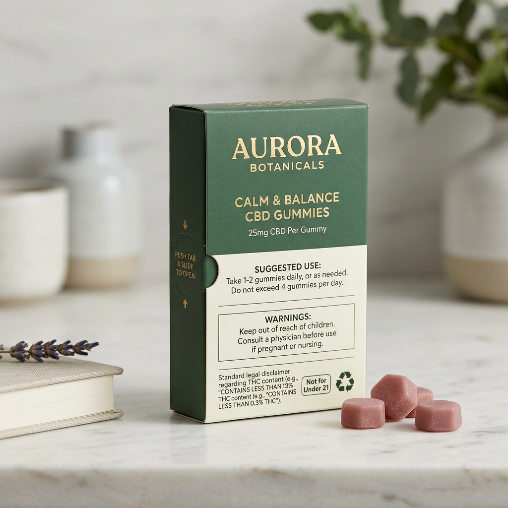 CBD Gummies & Edibles packaging application