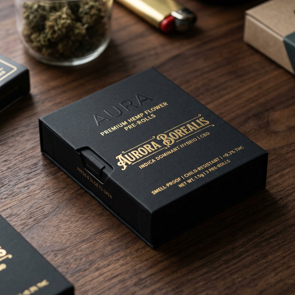Hemp Flower & Pre-Rolls packaging application