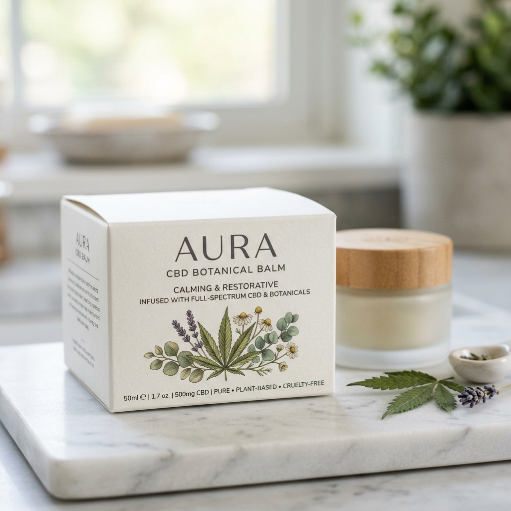 CBD Topicals & Skincare packaging application