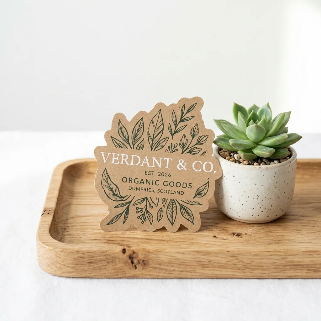 Eco-friendly Custom Die-Cut Stickers packaging