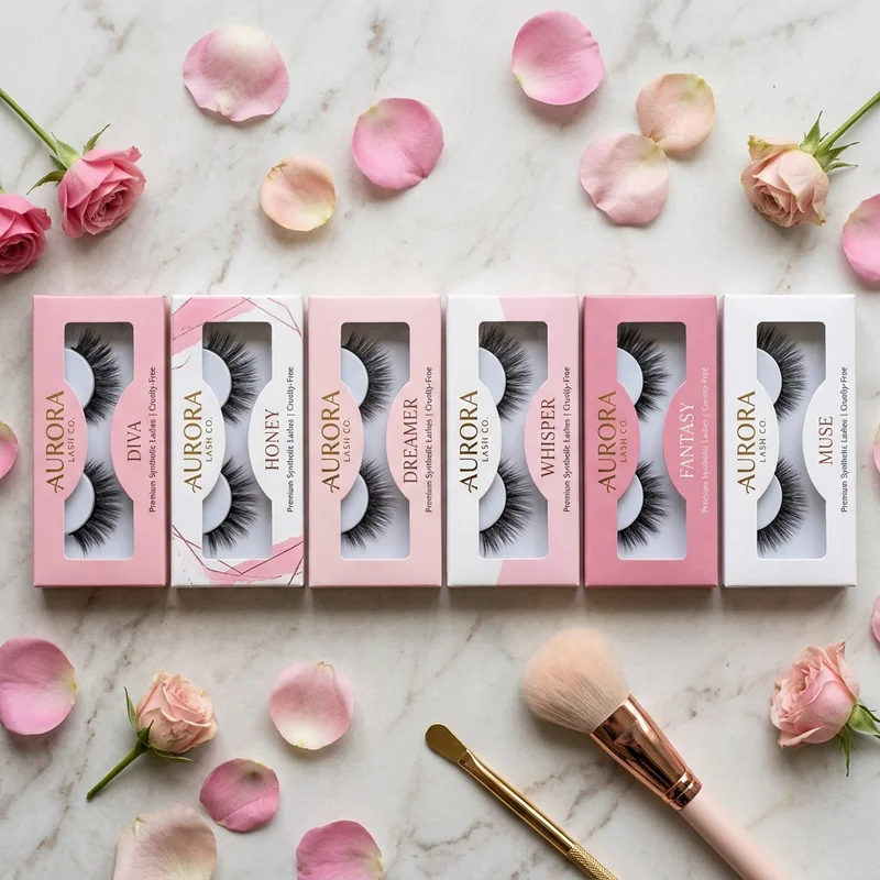 Strip Lash Collections packaging application
