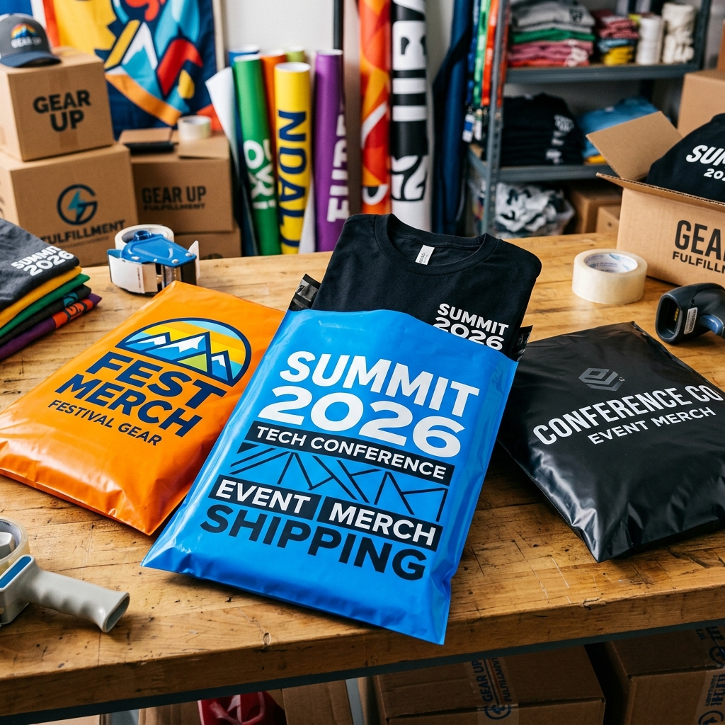 Event Merch Shipping packaging application