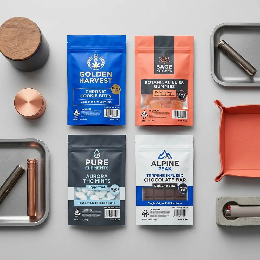 Cannabis Edibles packaging application