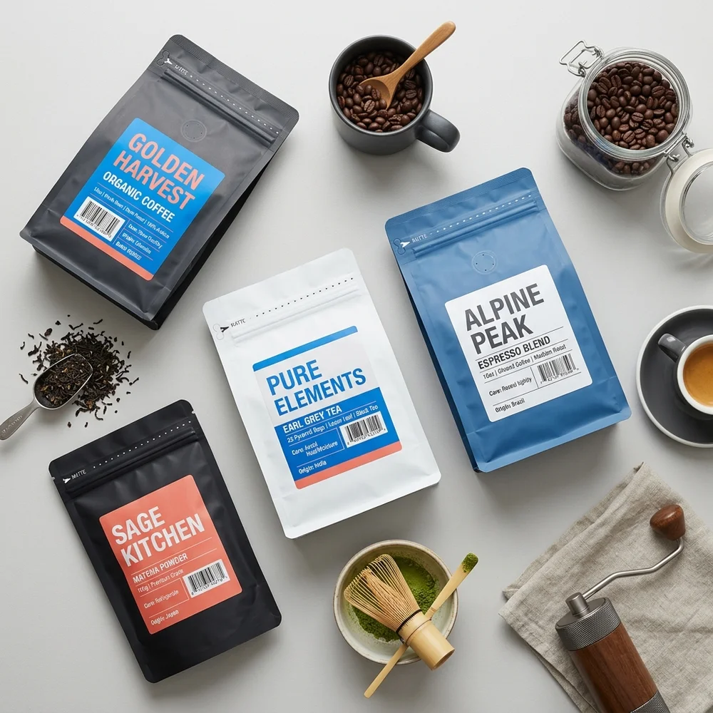 Coffee & Tea packaging application