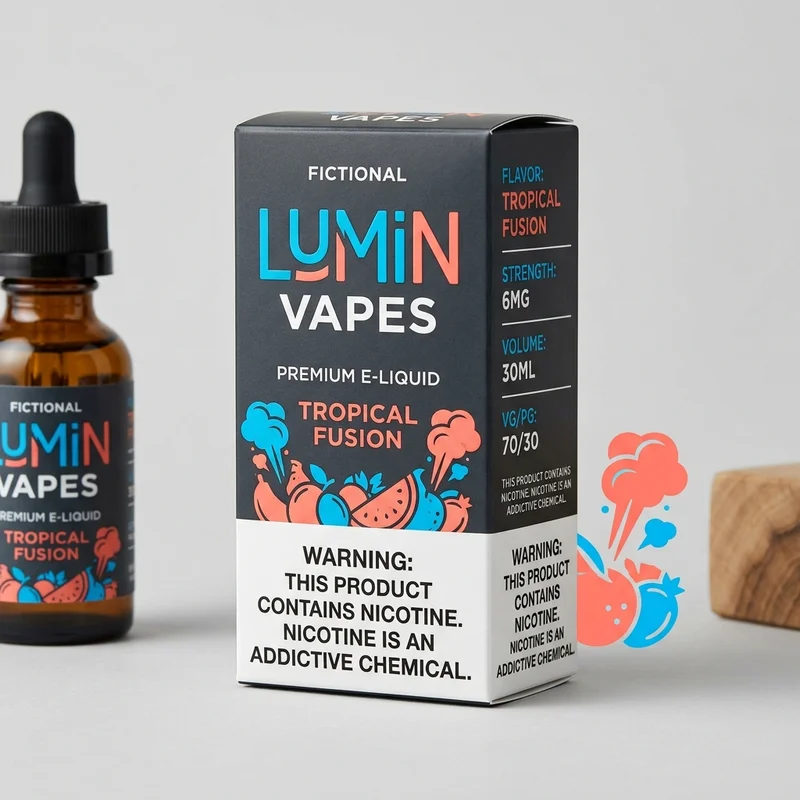 E-Liquid Bottles packaging application