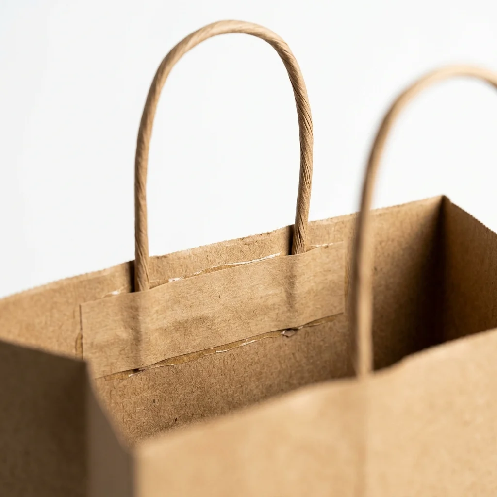 Eco-friendly Flat Handle Paper Bags packaging