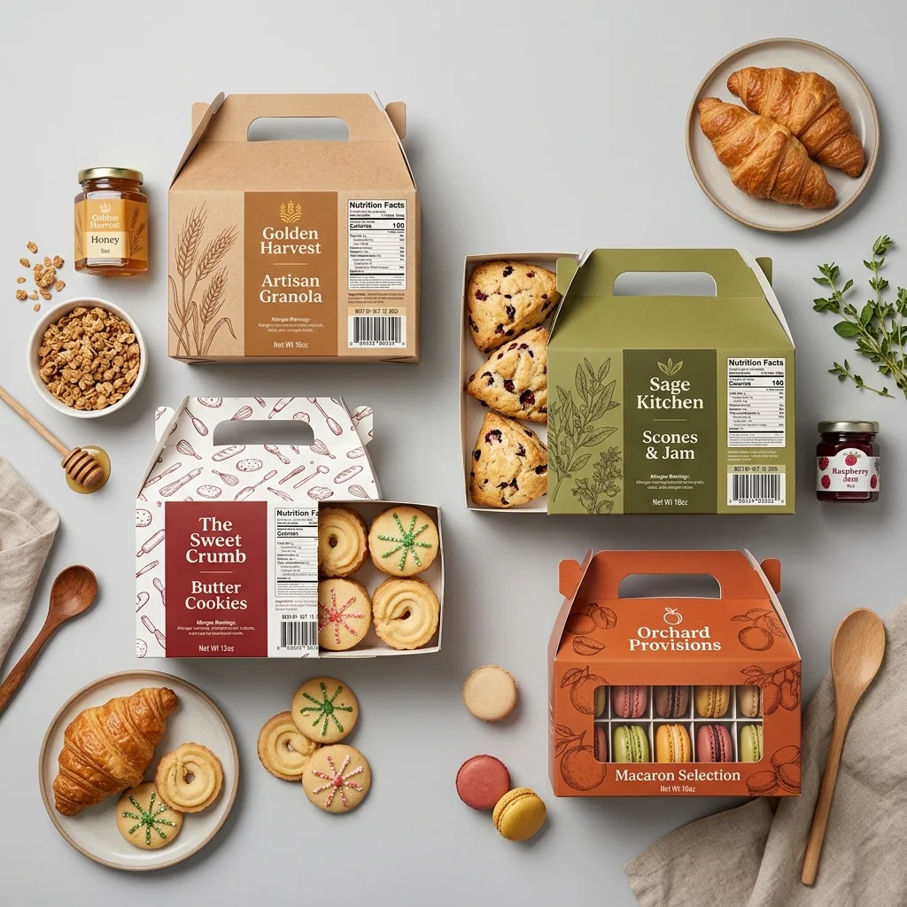 Gourmet Food & Bakery packaging application
