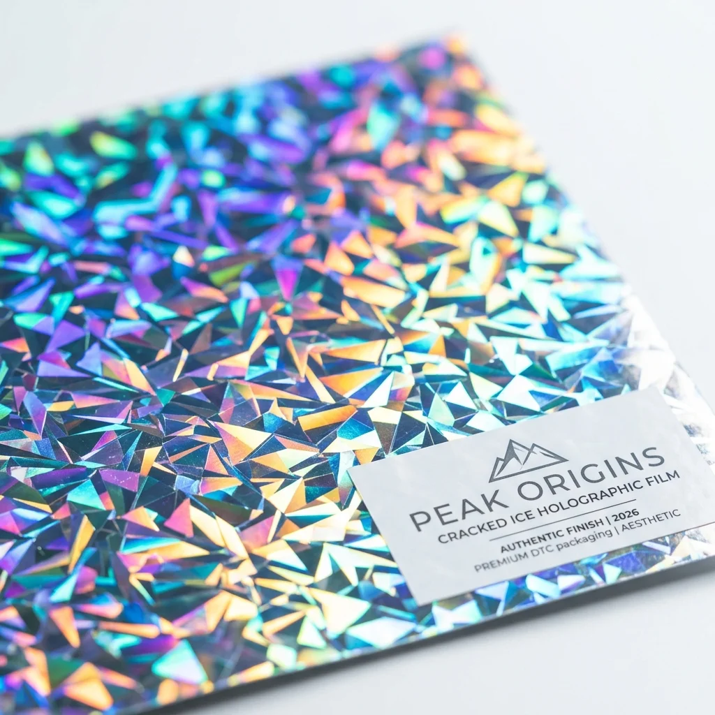 Cracked Ice Holographic Film
