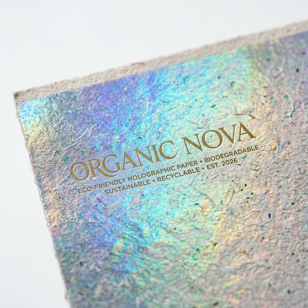Eco-Friendly Holographic Paper