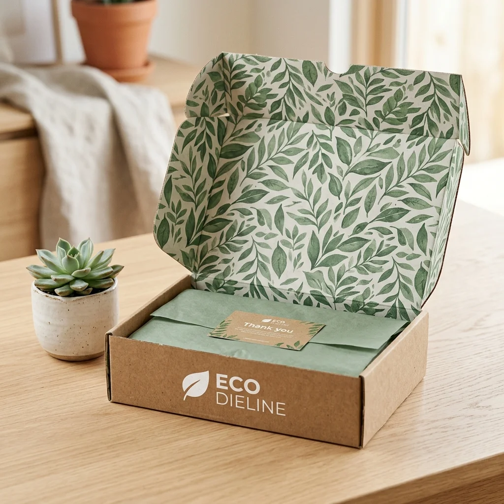 Eco-friendly Interior Print Mailer Boxes packaging