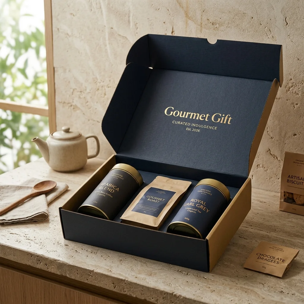 Gourmet Gift Boxes packaging application