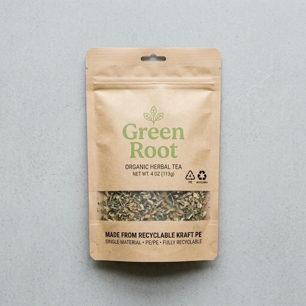 Recyclable Kraft PE