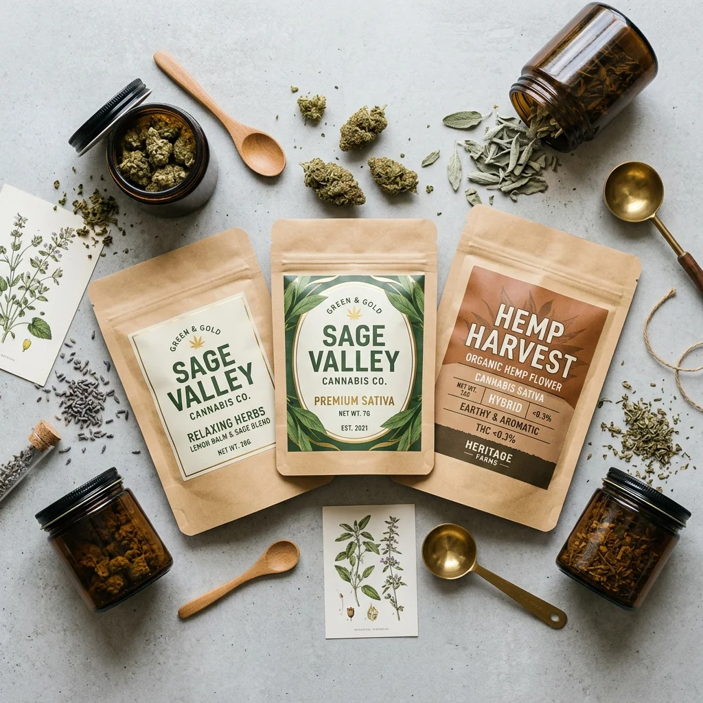 Cannabis & Herbs packaging application