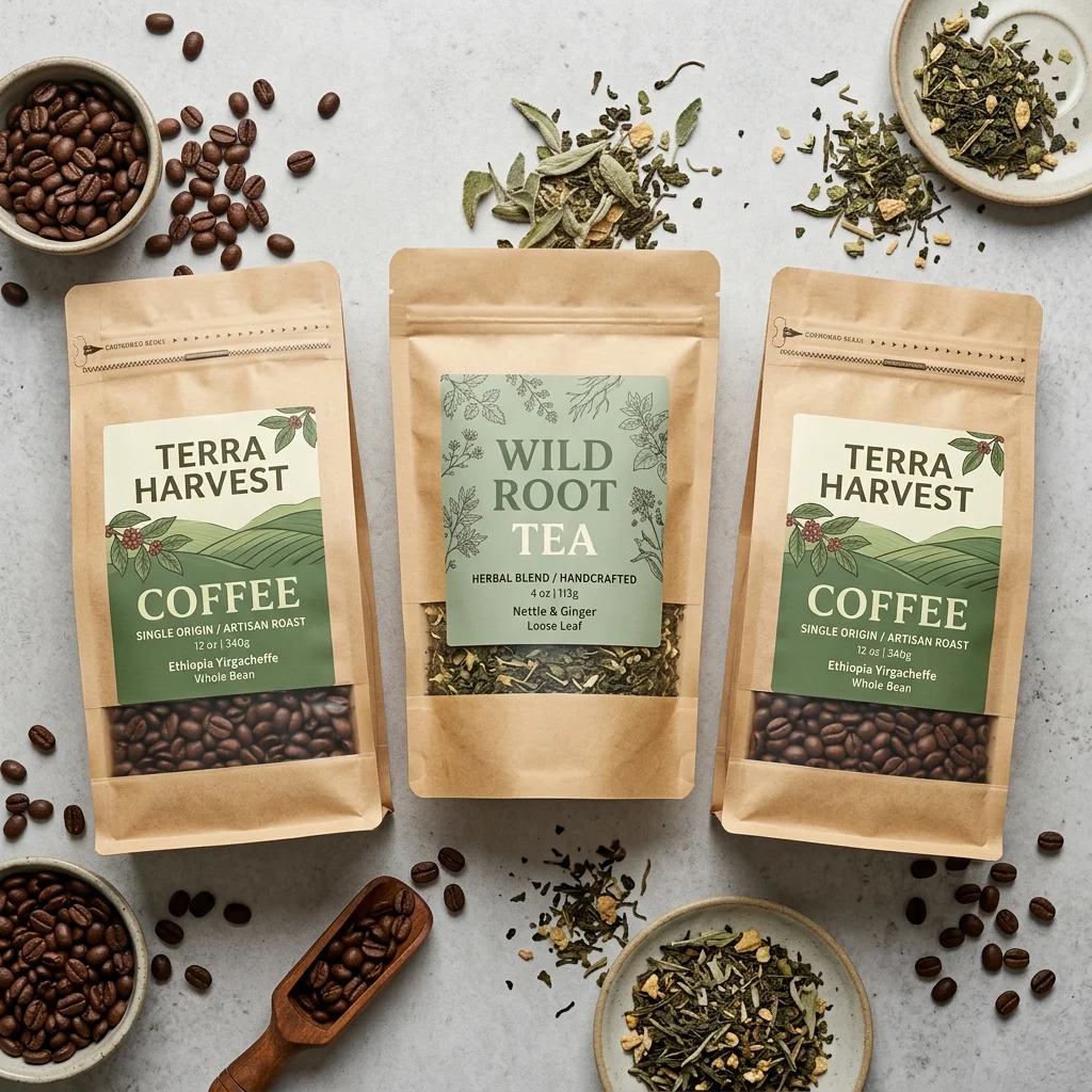 Coffee & Tea packaging application