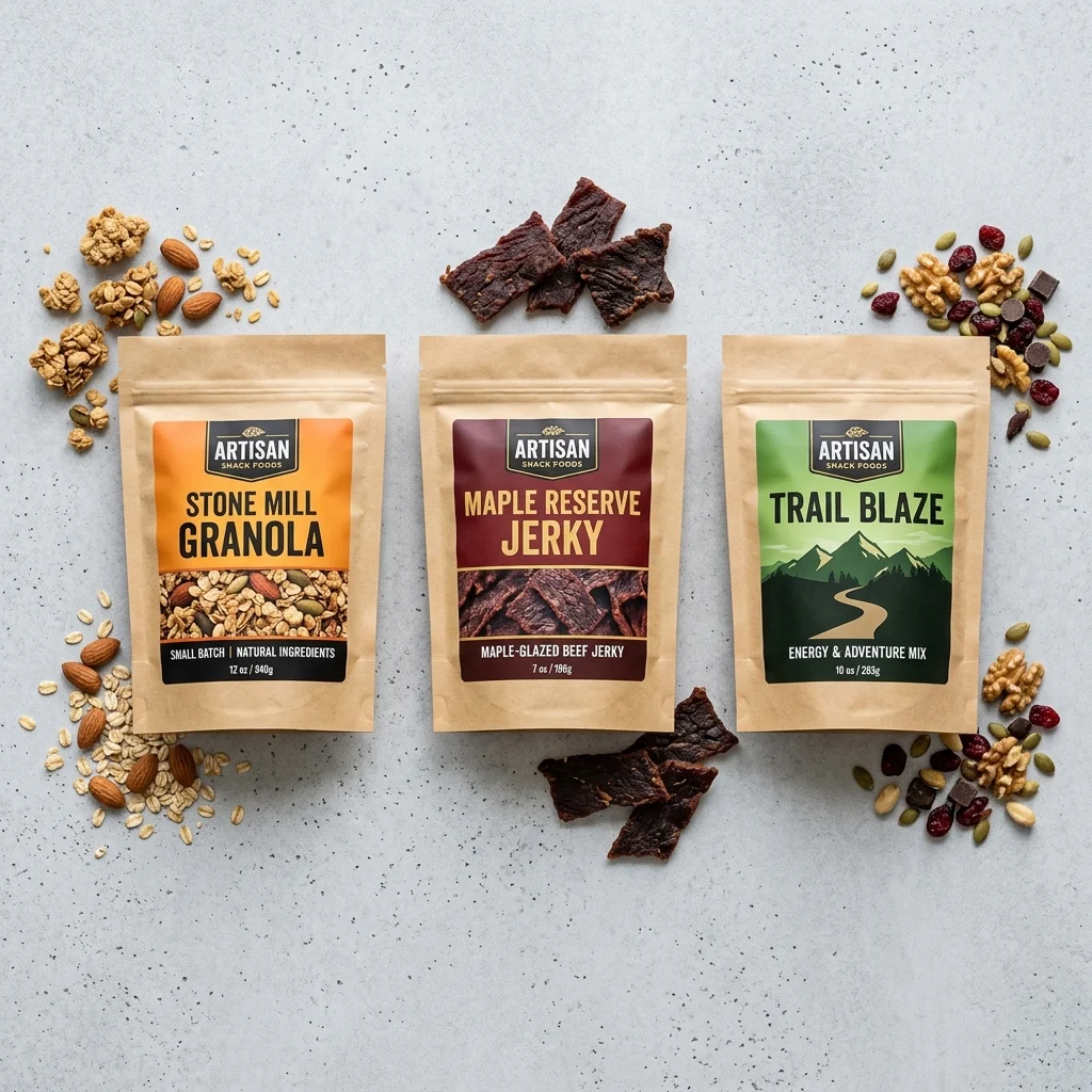 Artisan Snacks packaging application