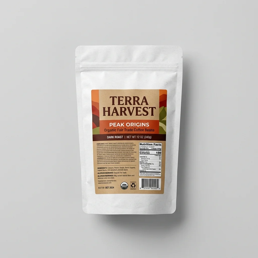 White Kraft with Matte Soft-Touch Coating (White Kraft/OPP/PE)