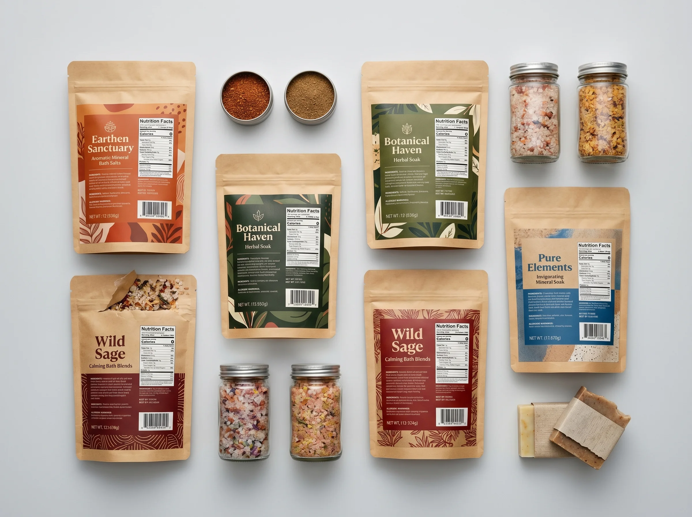 Bath Salts & Personal Care packaging application