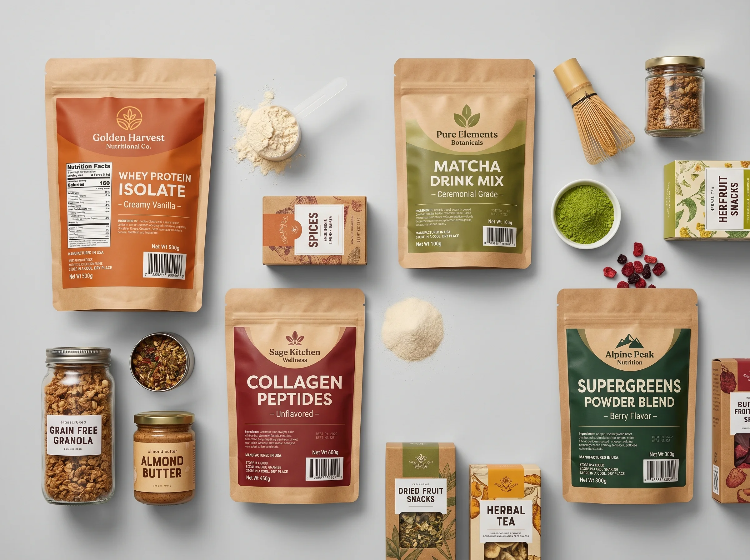 Powders & Nutritional Supplements packaging application