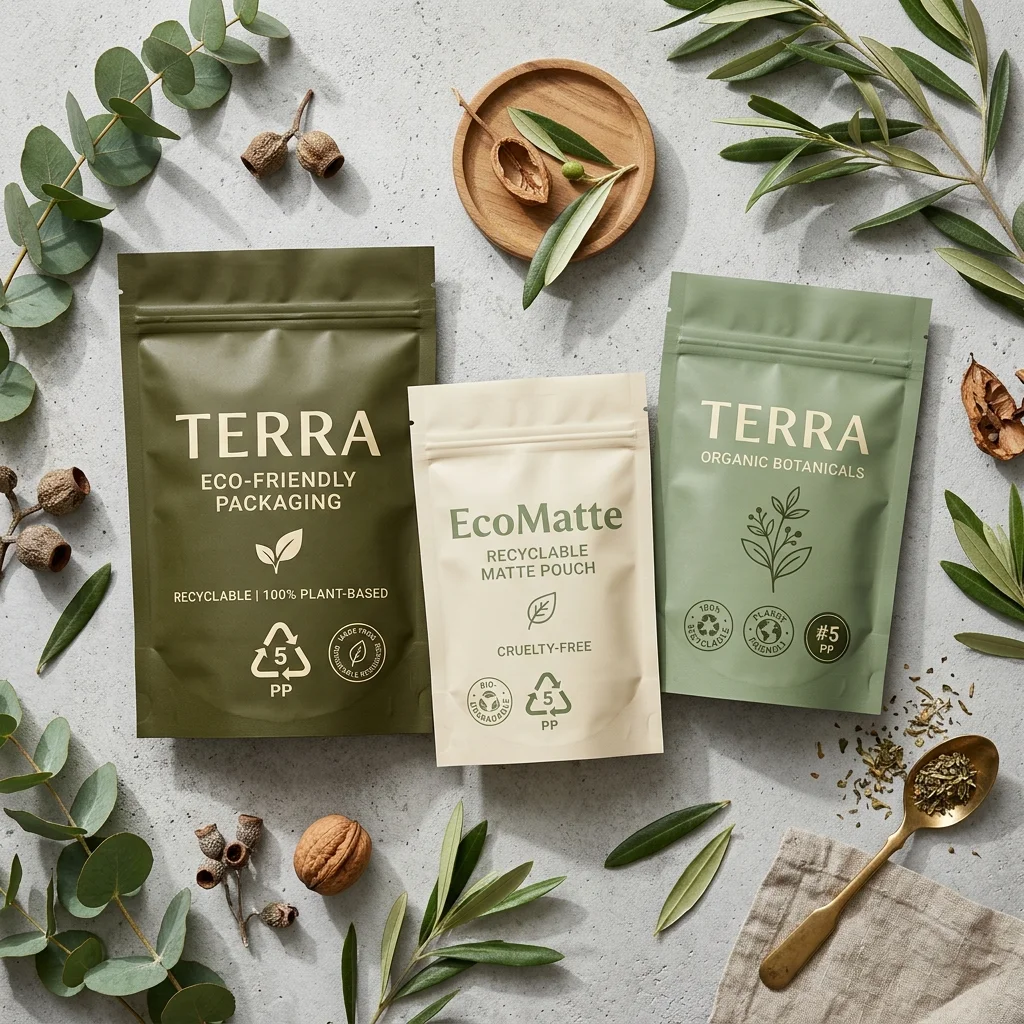 Eco-friendly Matte Mylar Bags packaging