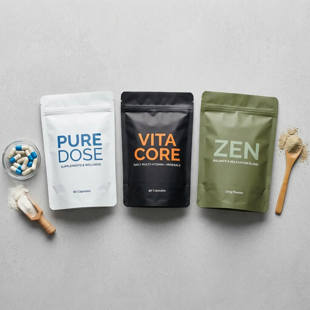 Supplements & Wellness packaging application