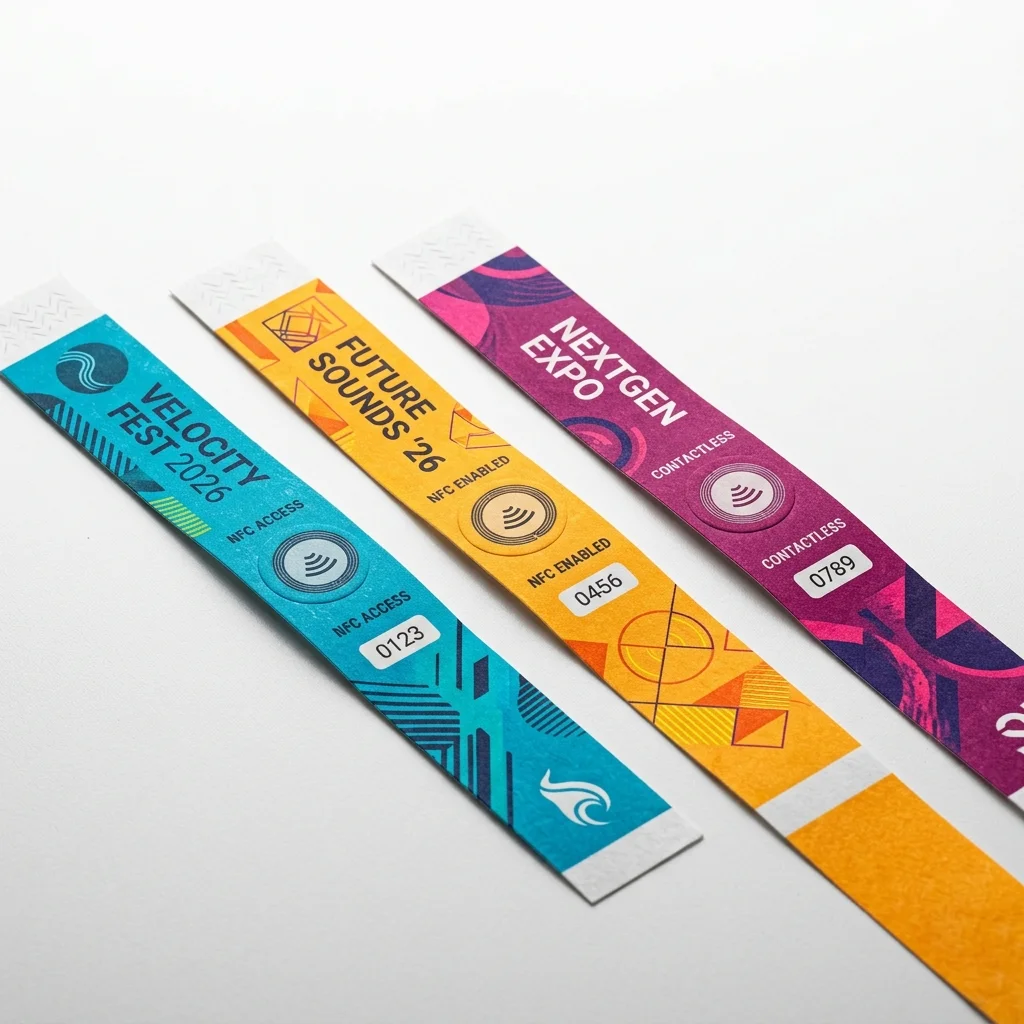 Event Access Wristbands & Passes packaging application
