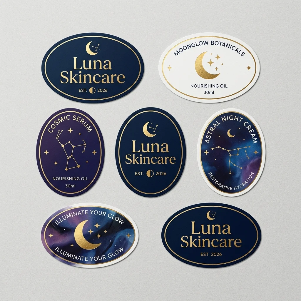 Oval Stickers
